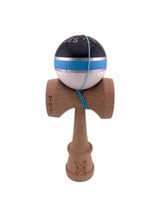 RESIGILAT2 - Kendama X Originala ROYAL SPIKE, Profesionala, Flippy, Cupe Mari KING SIZE V3, Super Sticky, Gaura in Baza, Rulment Metalic, din lemn 18 cm, Ata 62/65 cm, Inel Albastru Deschis - vivimall.ro
