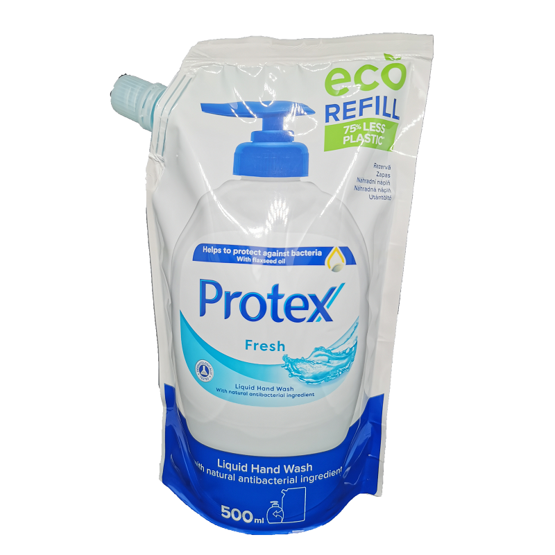 Rezerva sapun lichid Fresh, Protex, 500 ml, curățare delicată