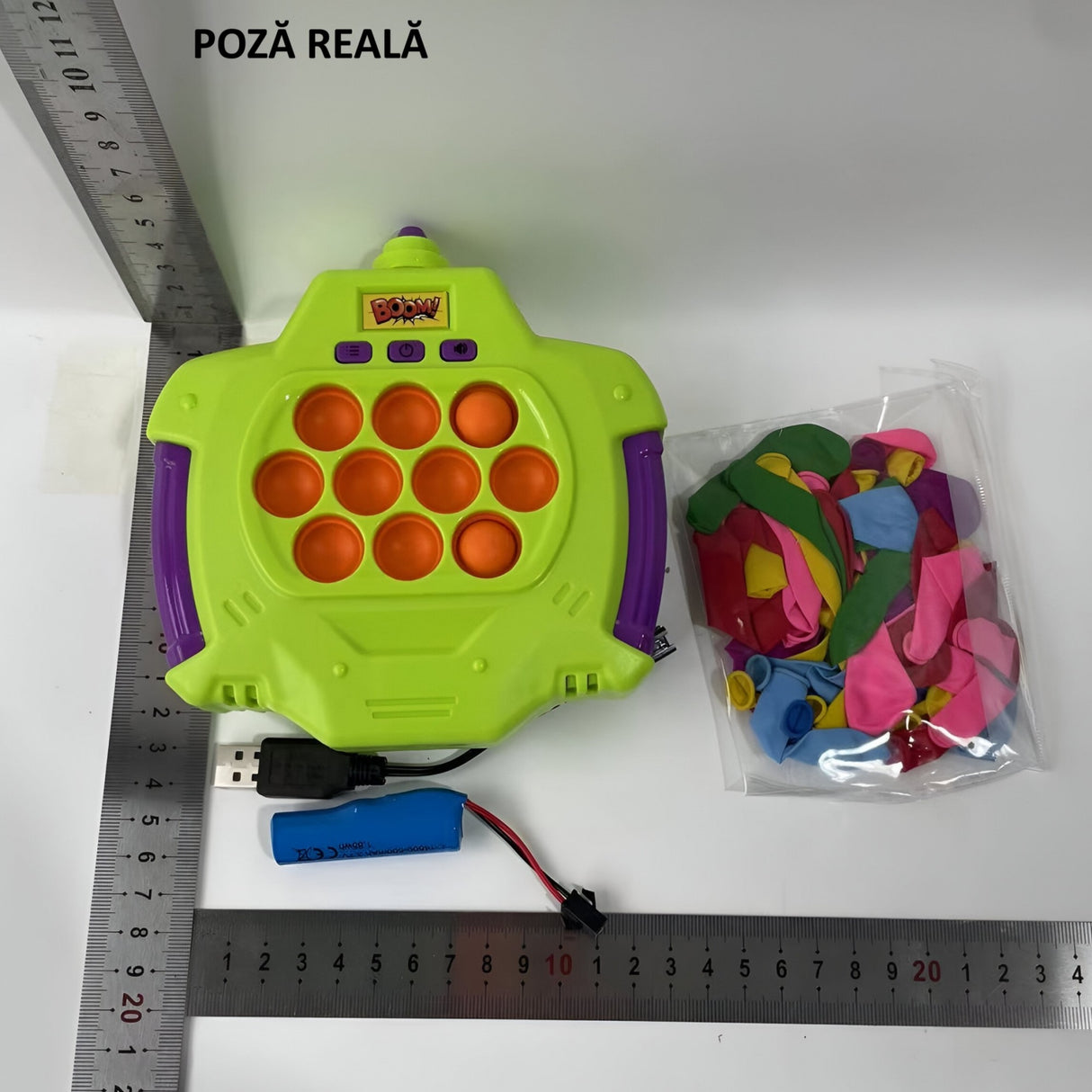 Pop-It antistres electronic 50 baloane | BubbleBeat - vivimall.ro