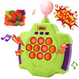 Joc Pop-It Antistres, Vivimall, Electronic, 50 de Baloane, Muzica, 2 Moduri de Joc, Nivel Maxim 200, 14.5x13.5x5.7cm, Verde - vivimall.ro