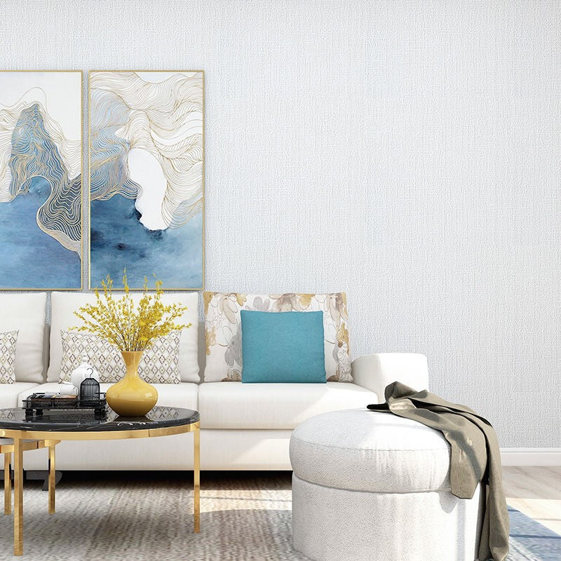 Rola Autoadeziva pentru Perete, Vivimall, din Panza, 10 m, Rezistenta la Umezeala, 2.5 mm Grosime, Model Texturat, Verde Deschis - vivimall.ro