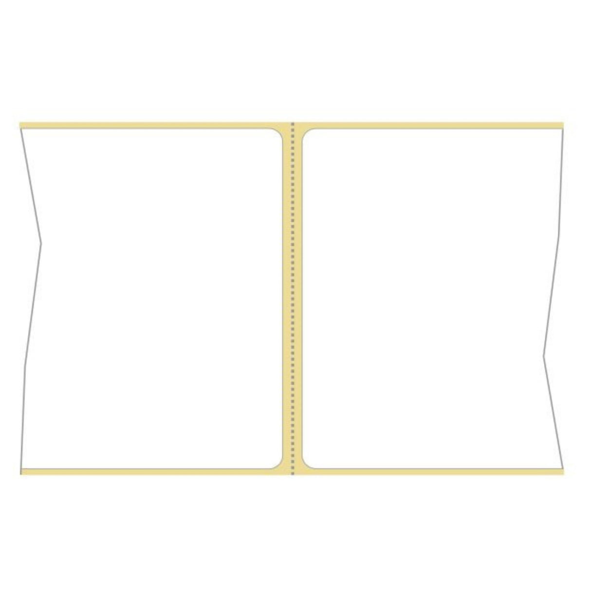 Etichete AWB autoadezive termice 100x150 mm – exemplu imprimare cod de bare și text