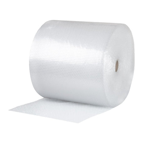 Rolă folie cu bule transparentă 100 m × 1 m, 40 g/mp, vedere frontală produs