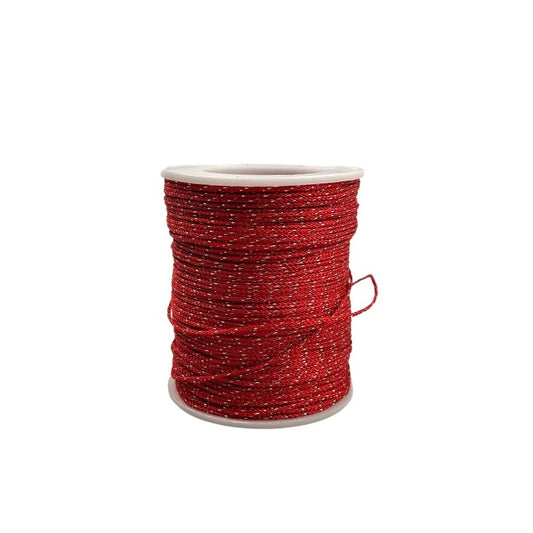 Rola snur bratara rosu si argintiu - vivimall.ro