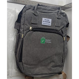 Rucsac Multifunctional pentru Mamici, Vivimall, cu Patut Pliabil si Baza de Schimbat, Rezistent la Apa, Capacitate Mare, Usor, Compartimente Multiple, Buzunar Termic pentru Lapte, 42 x 32 x 22 cm, Gri - vivimall.ro