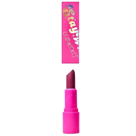 Set 4 Bucati Ruj de Buze, KEVIN & COCO, Stay Wild, Lip Stick, 8 x 2.3 x 2.3 cm - vivimall.ro