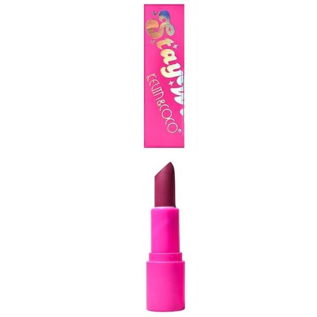 Set 4 Bucati Ruj de Buze, KEVIN & COCO, Stay Wild, Lip Stick, 8 x 2.3 x 2.3 cm - vivimall.ro