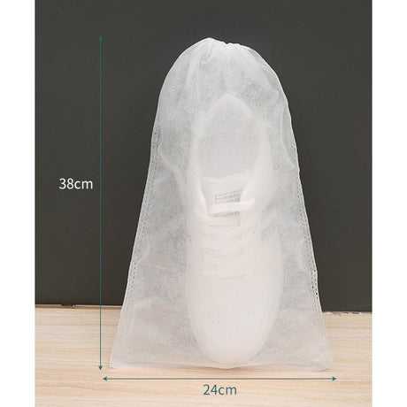 Set 50 de Saci de Depozitare Incaltaminte, Vivimall, de Protectie, pentru Voiaj, Netesut, Rezistenti la Praf, Protectie Solara, Anti-Ingalbenire, 38x24 cm, Marime Mica, Transparent - vivimall.ro