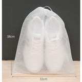 Set 50 de Saci de Depozitare Incaltaminte, Vivimall, de Protectie, pentru Voiaj, Netesut, Rezistenti la Praf, Protectie Solara, Anti-Ingalbenire, 38x32 cm, Marime Medie, Transparent - vivimall.ro