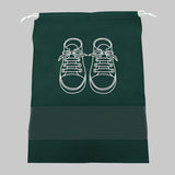Sac Depozitare Incaltaminte, Pentru Voiaj Sau Depozitare, Rezistent La Praf, Compatibil Cu Masina De Spalat, 27 X 36 Cm, Verde Inchis - vivimall.ro