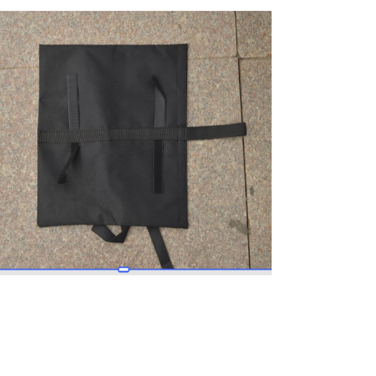 Saci de ancorare cort și pavilion, set 4 bucăți negre cu 2 buzunare pentru stabilizare, vedere frontală