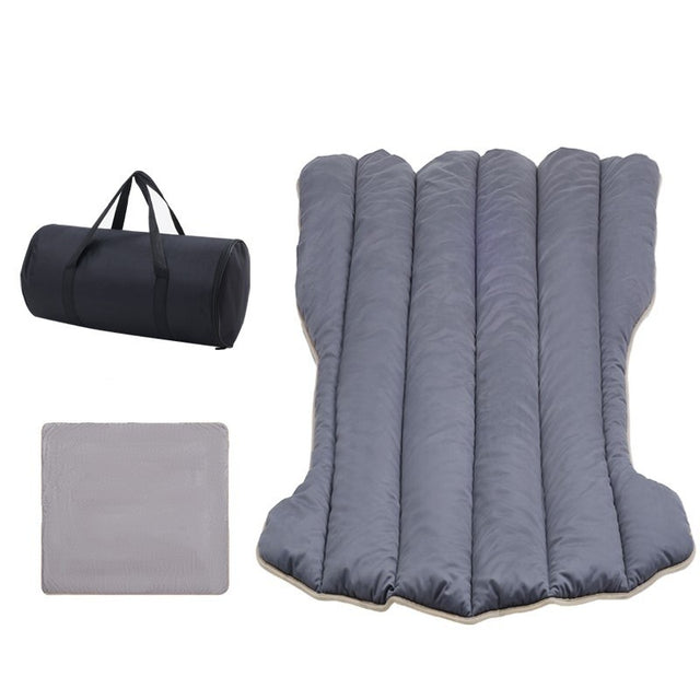 Saltea Speciala de Calatorie, Vivimall, Tesla Model Y / 3, pentru Camping, Portbagaj, Spate, pentru Dormit in Aer Liber, Geanta si Perna Incluse, Gri - vivimall.ro