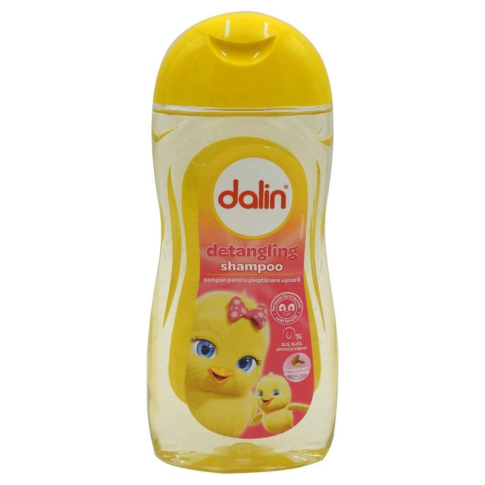 Sampon, Dalin, 200 ml, könnyű kifésülést biztosít a babahajnak
