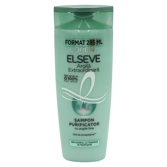 Sampon, Elseve, 285 ml, Rendkívüli agyag