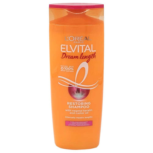Sampon, Elseve, 400 ml Dream Long Újjáépítő Keratin Vitamin Ricinusolaj