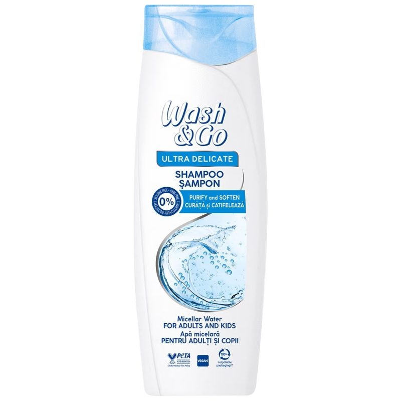Sampon, Wash & Go, 360 ml micellás víz