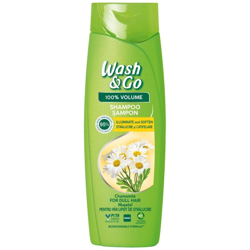 Wash & Go sampon, 360 ml, kamilla