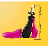 San/Calapod Pro Reglabil, Alungire si Largire 4 Directii, Marime 40-47, Pantofi, Ghete, Adidasi, Arc, Roz/Negru - vivimall.ro