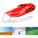 Sanie, Flippy, din Plastic, +3 Ani, 87 x 40 x 17.5 cm, cu Frana si Franghie, pentru Adulti si Copii, Rosu - vivimall.ro