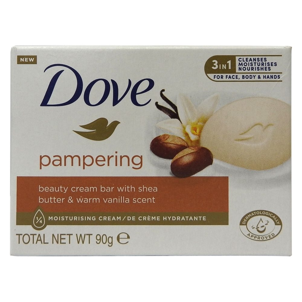 Szappan, Dove, Krémes 90 g Pampering Shea Butter Vanilla