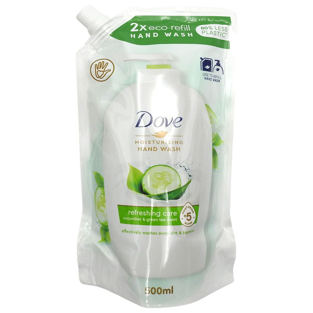 Folyékony szappan, Dove, Utántöltő 500 ml Uborka