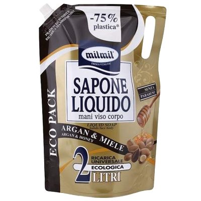 Folyékony szappan, Milmil, Utántöltő 2 L Argán Méz