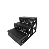 Scara pentru Animale de Companie, Vivimall, Universal, Detasabil, 3 Trepte, 45x35x30 cm, Gri - vivimall.ro