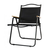 Scaun camping, Aluminiu, Pliabila, Vivimall, 52 x 53 x 80 cm, Negru - vivimall.ro