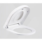 Capac de Toaleta cu Reductie 2 in 1, Vivimall, pentru Copii si Adulti, Coborare Lenta si Silentioasa, Instalare Usoara, din PP5 , in Forma de O, Alb - vivimall.ro