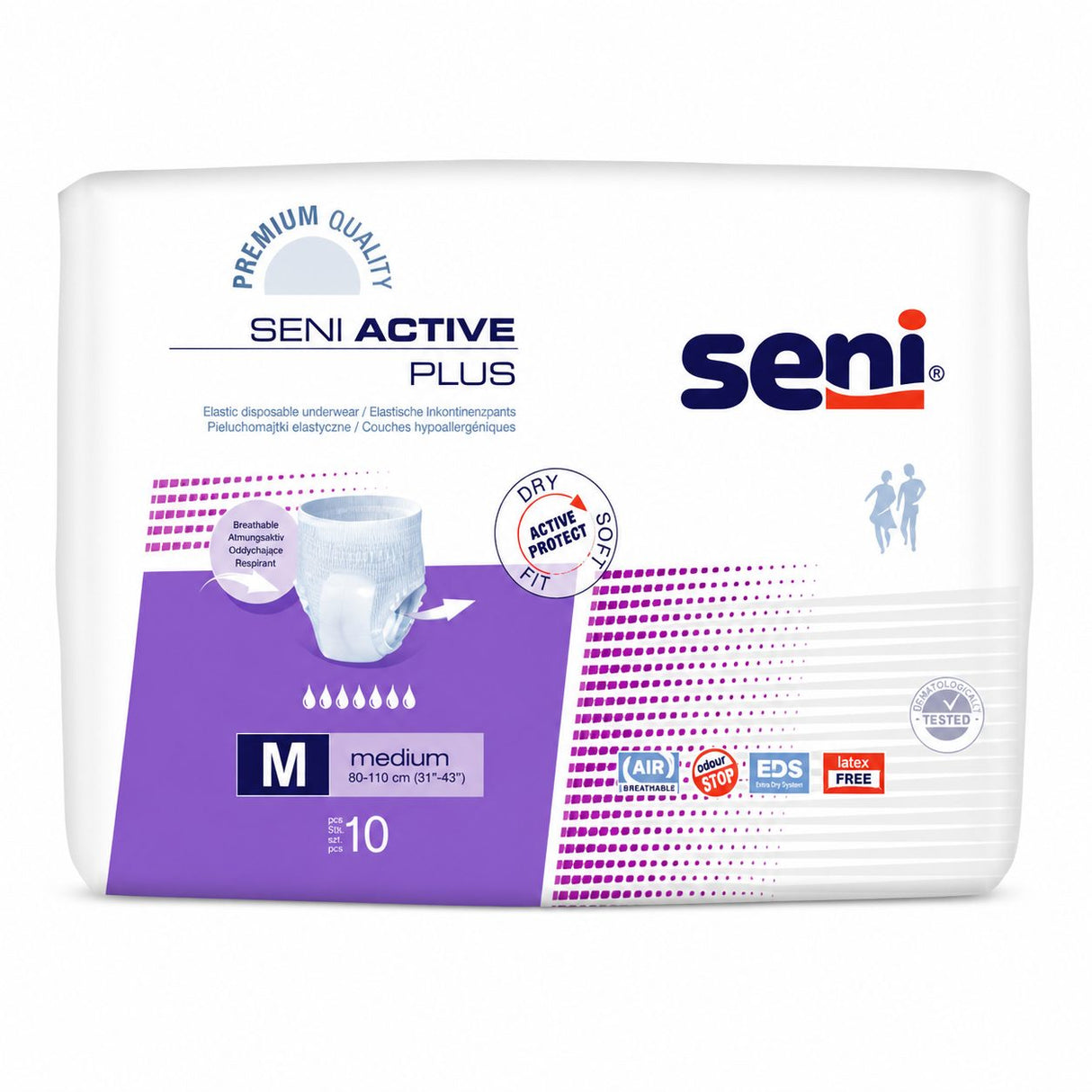 Pelenka, Seni Active Plus nadrágpelenka, felnőtt 10 db közepes