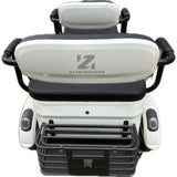 Triciclu Electric V6, Saige, Fara Permis, cu Doua Locuri, Motor 1800W, Baterie 72V24Ah, Autonomie 60km, 220x88x105 cm, Viteza Maxima 25km/h, Alb - vivimall.ro