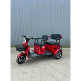 Scuter Electric V6, Vivimall, 1800W, 2200x880x1050mm, 25km/h, LED, Timp de Incarcare 6-8h, Rosu - vivimall.ro