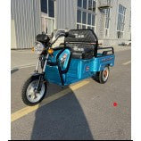 Triciclu Electric de Marfa XPB, Vivimall, Viteza Maxima 25 km/h, 1600W, 60V/35Ah, Fara Permis, Mototricicleta Electrica de Transport, Verde - vivimall.ro