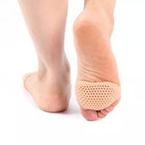 Set 2 Branturi cu Gel, Vivimall, pentru Metatarsiene, Pernute din Silicon Gel, Universale, Separator Corectie Pozitie Degete Picior, Crem - vivimall.ro