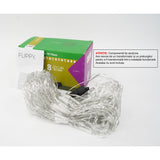 Sectiune Instalatie de Craciun Vivimall, Tip Plasa, 120 LED-uri, 1.5 x 1.5 m, 8 jocuri de lumini, Interconectabila, Fir transparent, Alb rece - vivimall.ro