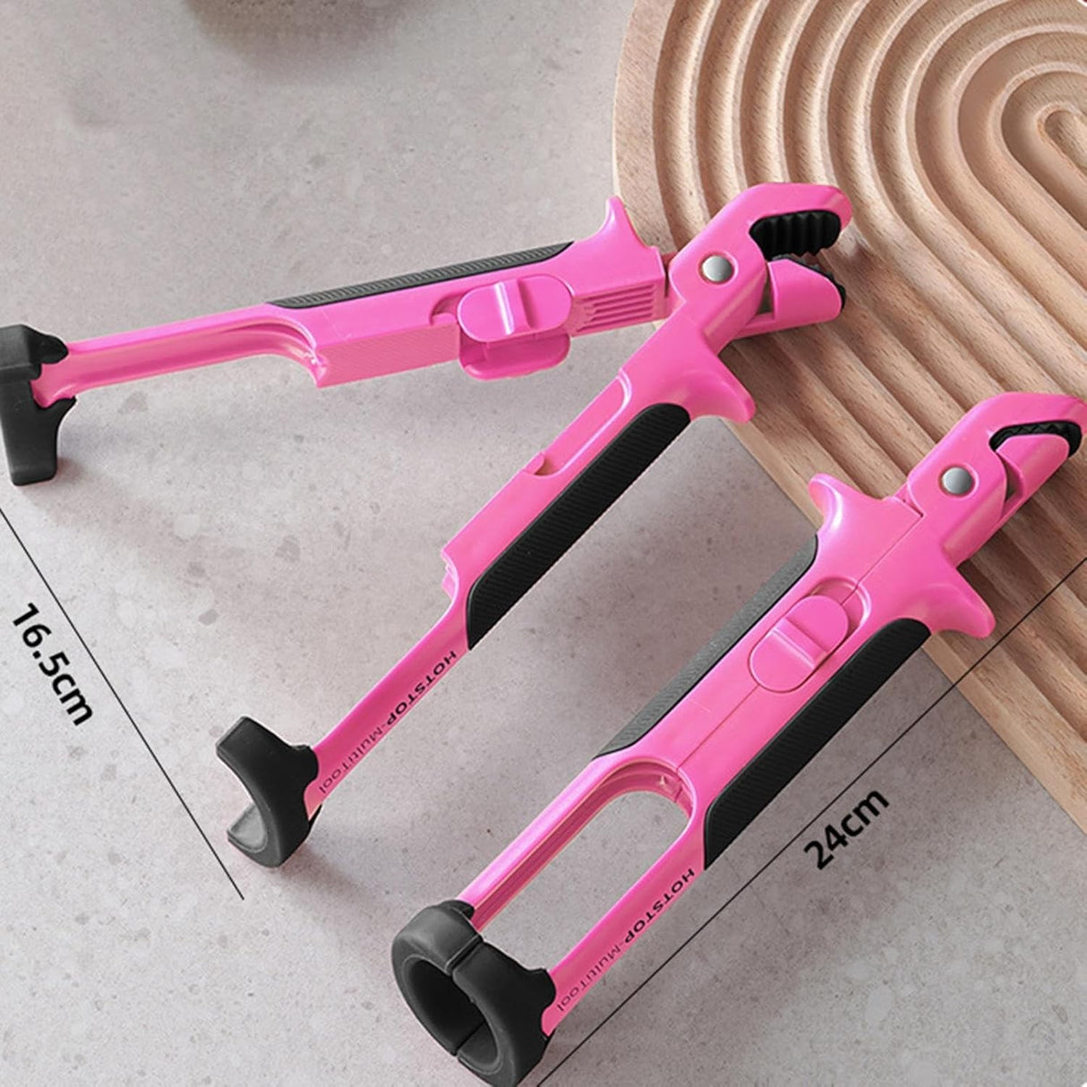 Cleste Anti-Oparire, Flippy, Rezistent la Temperaturi Ridicate, 24 x 6.5 cm, Roz