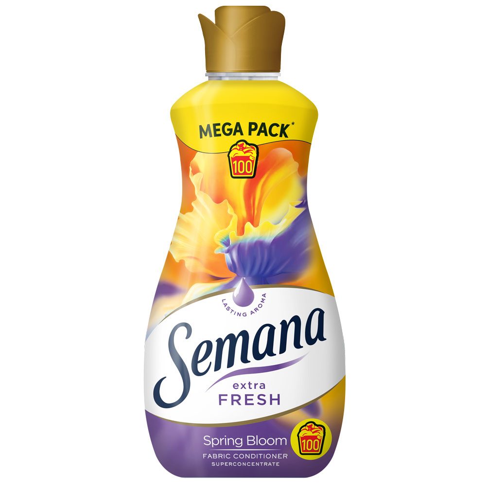 Balsam pentru Rufe, SEMANA, Extra Fresh Spring Bloom, 2 L, 100 Spalari - vivimall.ro
