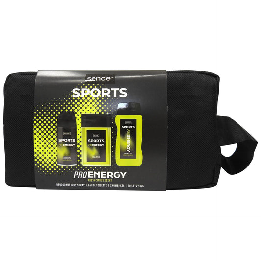 Sence Borseta Cadou, Deo150, EDT 100, Gel de Dus 240 Men Sports Pro Energy