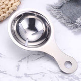 Separator de oua, separa albusul de galbenus, inox, usor de folosit, 14x7.5 cm, argintiu - vivimall.ro