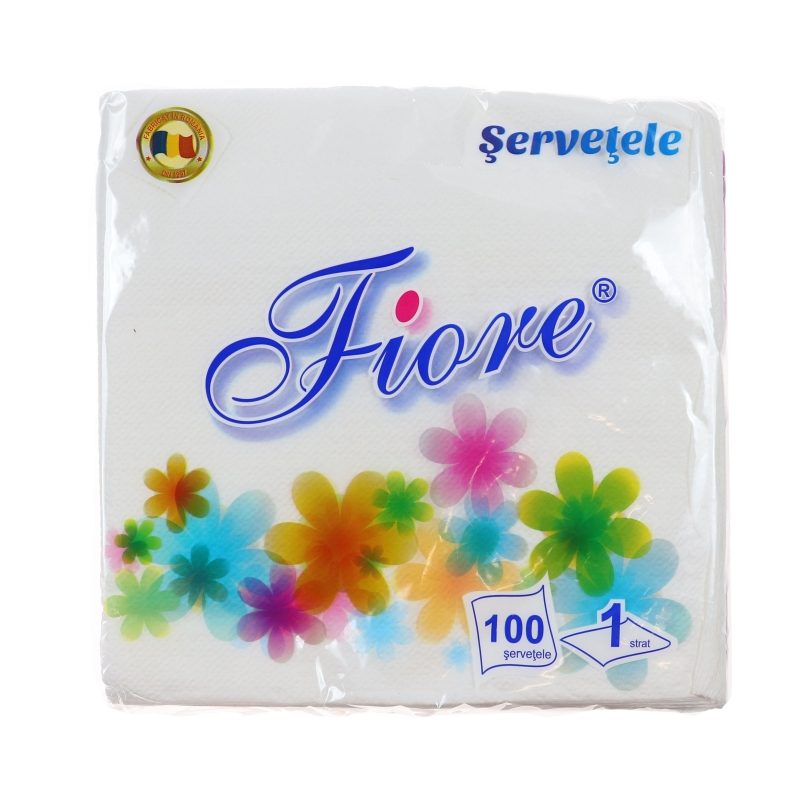 Szalvéta, Fiore, asztali 1 rétegű 33x33cm 100 db