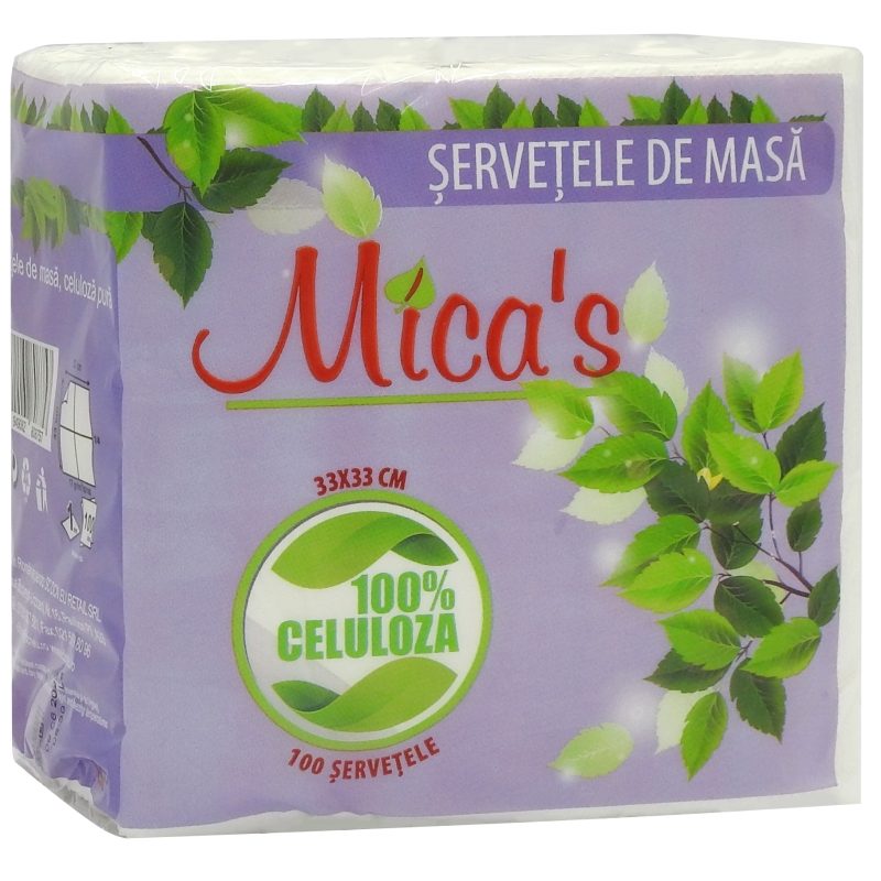 Szalvéta, Micas, asztali 1STR 33x33cm 100 db