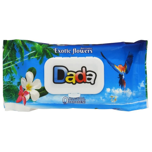 Servetele Umede, Dada, 72 buc Exotic Flowers