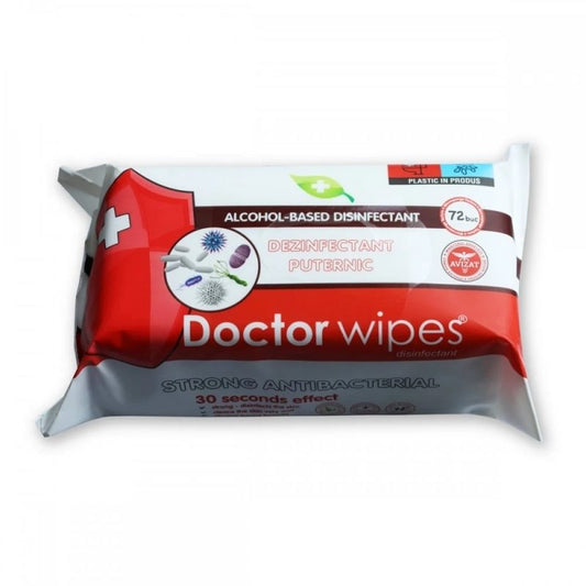 Servetele Umede, Doctor, Antibacterian 72 buc