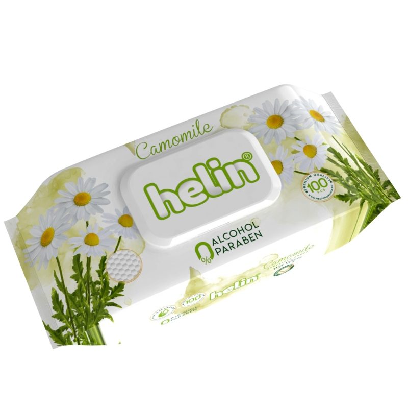 Nedves törlőkendők, Helin, 100 db, Kamilla