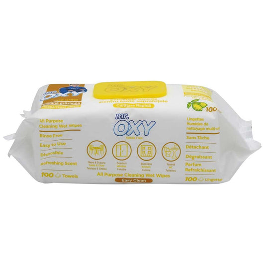 Servetele Umede, Mr. Oxy, Multisuprafete 100 buc Lamaie