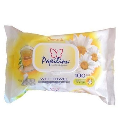 Servetele Umede, Papilion, 100 buc Chamomile Capac