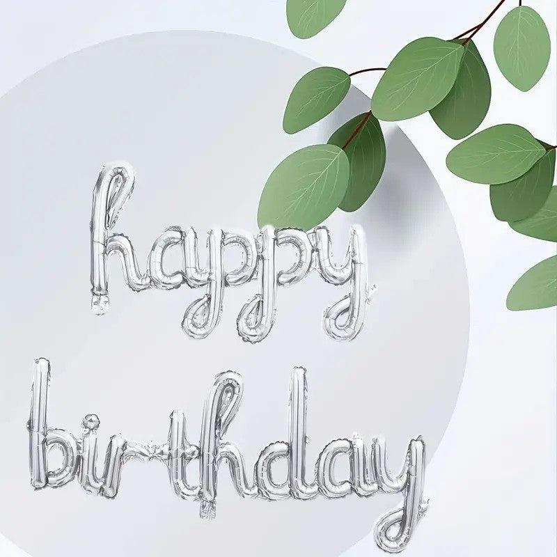 Set 10 Baloane Scris De Mana Happy Birthday | FestiDecor