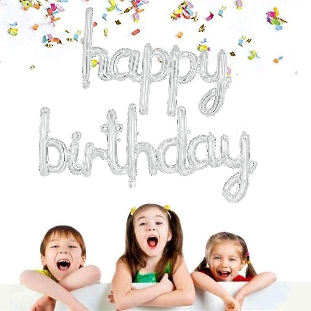 Set 10 Baloane Scris De Mana Happy Birthday | FestiDecor