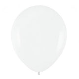 Set 10 Baloane din Latex, Vivimall, Model Party, 13 cm, Albe, 2.2 g - vivimall.ro