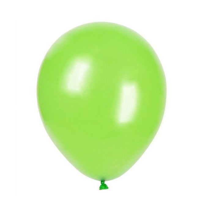 Set 10 Baloane din Latex, Vivimall, Model Party, 30 cm, Verde Diferite Nuante, 2.8 g - vivimall.ro